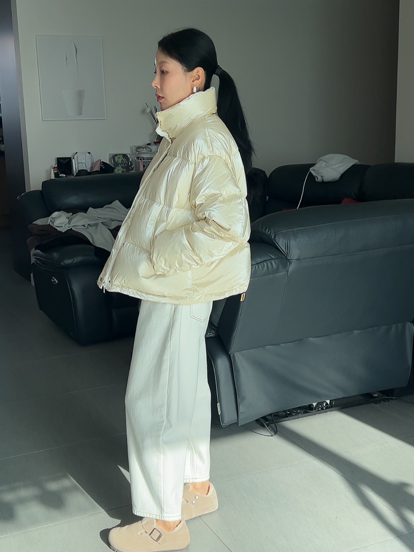 MILUI東大門㊣實拍女士新品熱賣休閑人氣25秋冬推薦短款棉服MILUI短款棉服