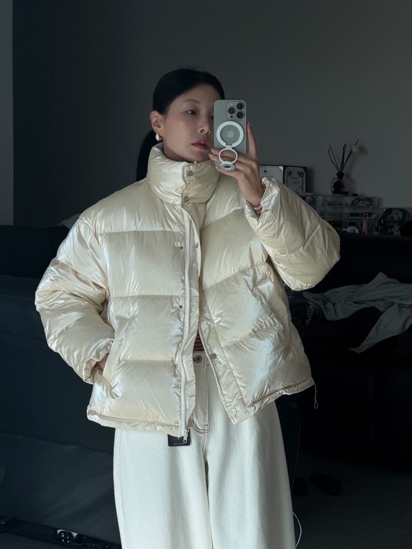 MILUI東大門㊣實拍女士新品熱賣休閑人氣25秋冬推薦短款棉服MILUI短款棉服