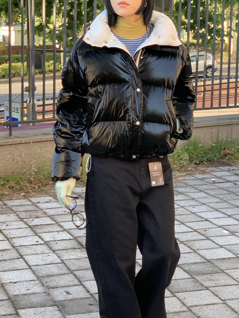 MILUI東大門㊣實拍女士新品熱賣休閑人氣25秋冬推薦短款棉服MILUI短款棉服