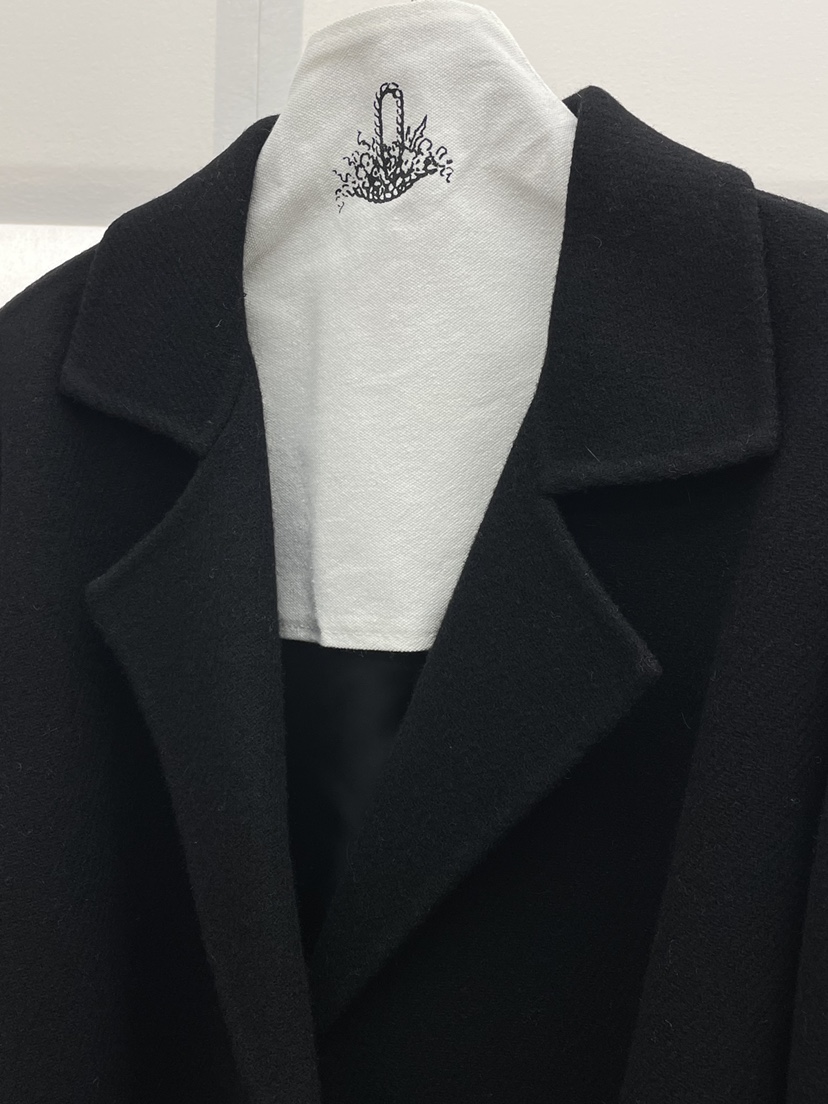 MILUI韓國直郵㊣女士新款職業熱賣時尚推薦中長款大衣含腰帶MILUI中長款大衣