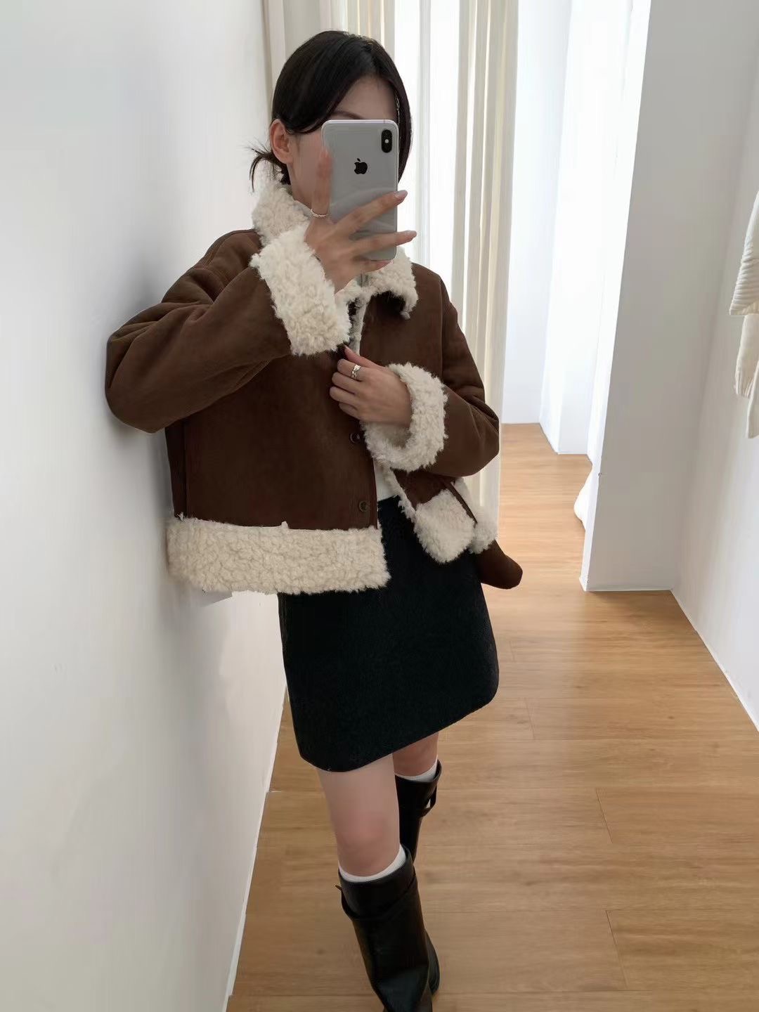 ANGE東大門㊣代購女士新品25秋冬推薦職業人氣熱賣真品夾克ANGE夾克圖色2