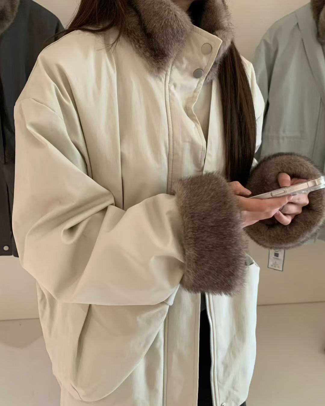 ANGE韓國直郵㊣女裝新品休閑職業時尚真品25秋冬夾克不含包ANGE夾克