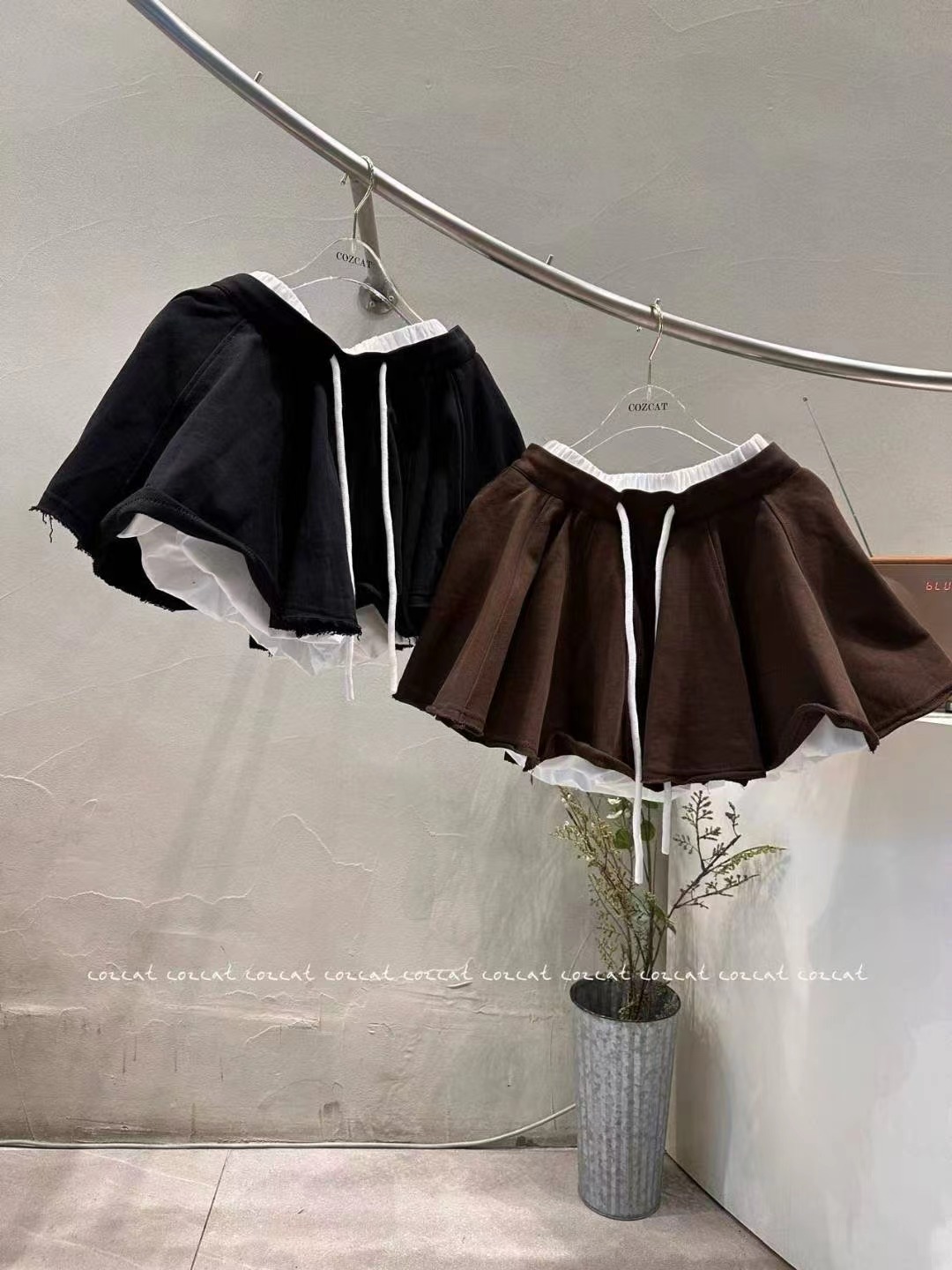 COZCAT-코즈켓-T東大門㊣直郵女士新品時尚真品職業推薦裙褲COZCAT裙褲