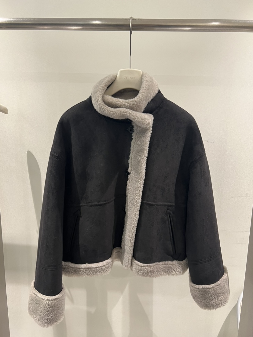 MENTOR東大門㊣直郵女士新款休閑推薦25秋冬人氣真品時尚夾克MENTOR夾克圖色2