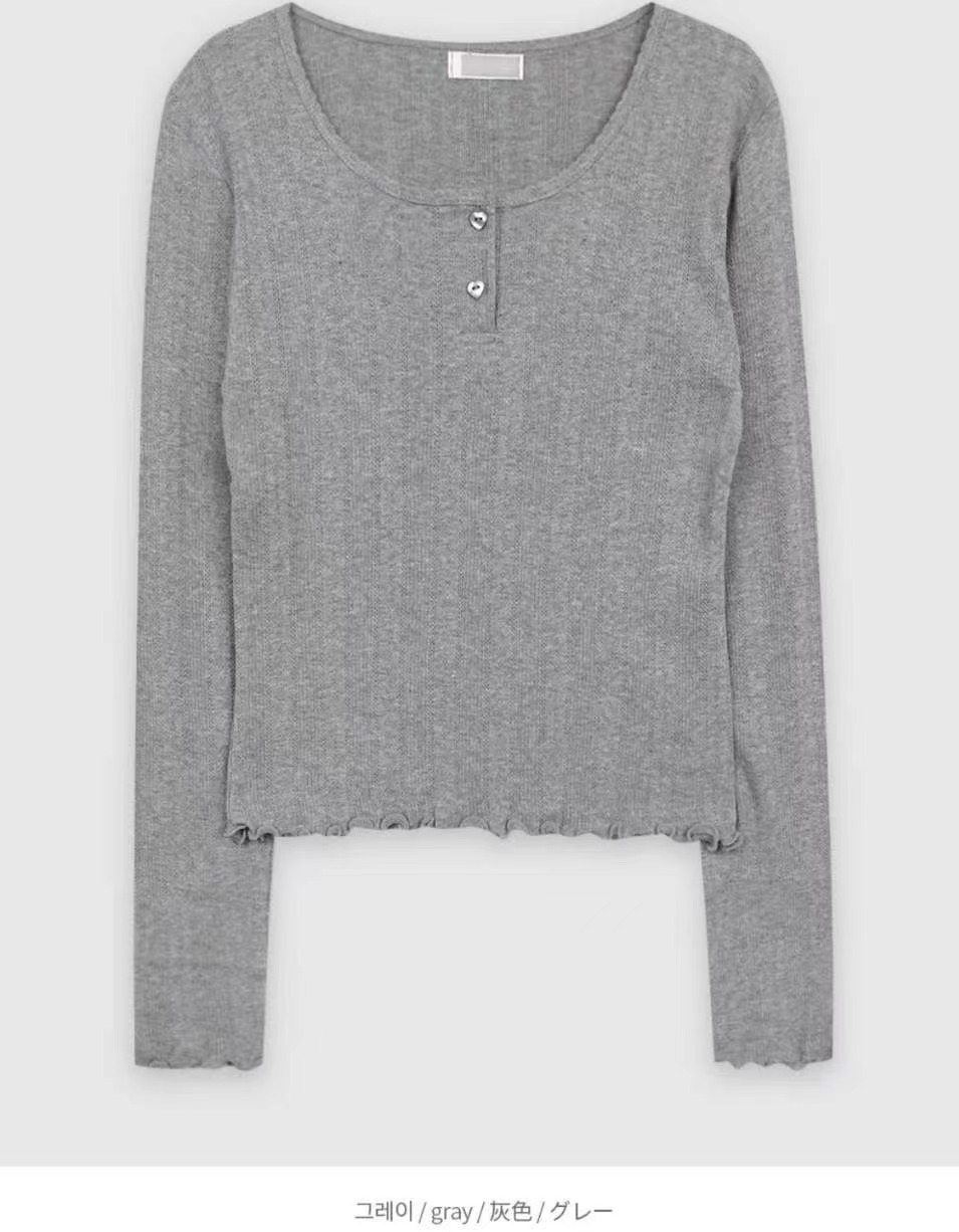 SALT.B韓國代購㊣女裝新品推薦時尚休閑真品熱賣25秋冬長袖T恤SALT.B長袖T恤圖色2