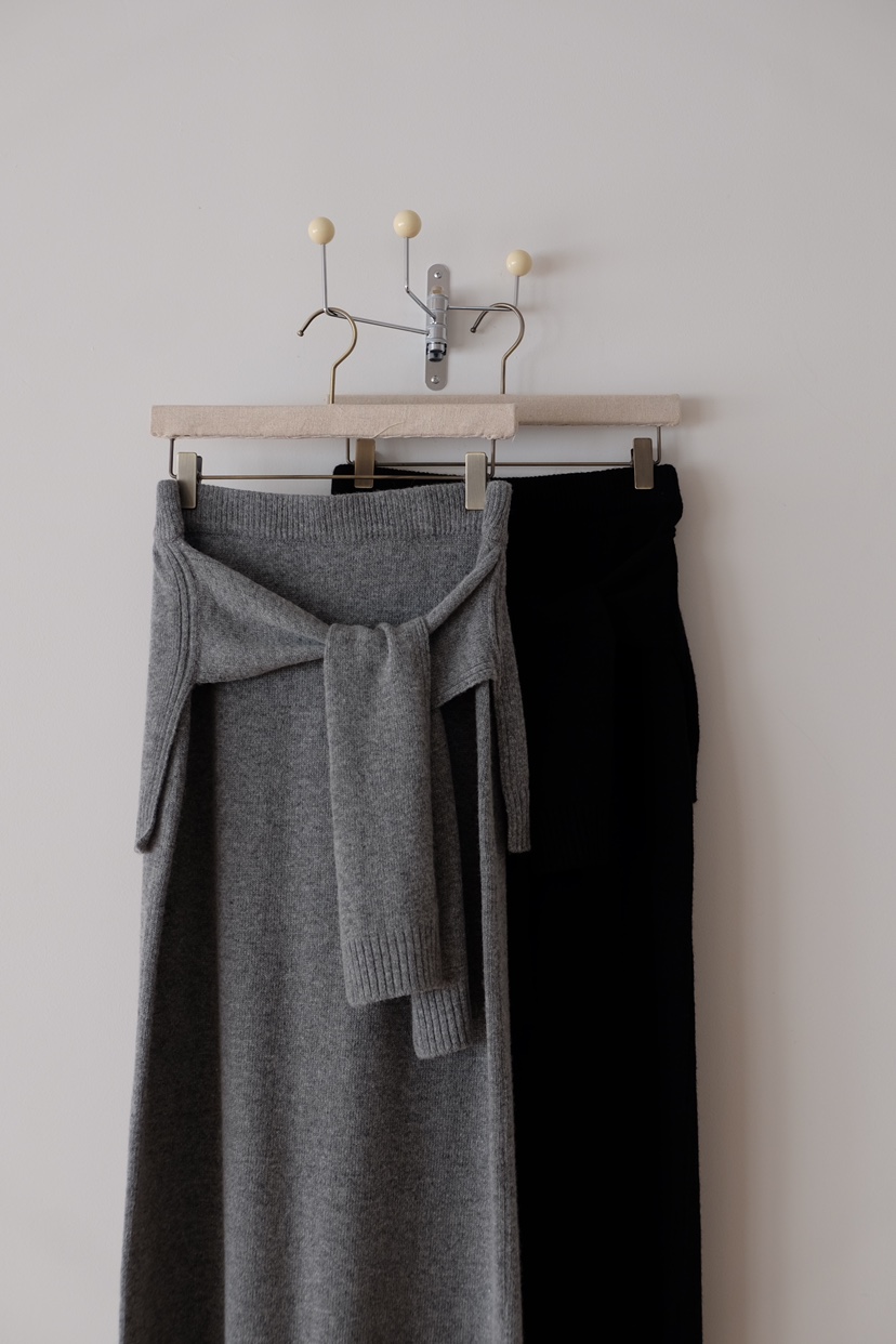 SORBET韓國代購㊣女士新款時尚真品休閑25秋冬推薦熱賣長裙SORBET/flat white長裙