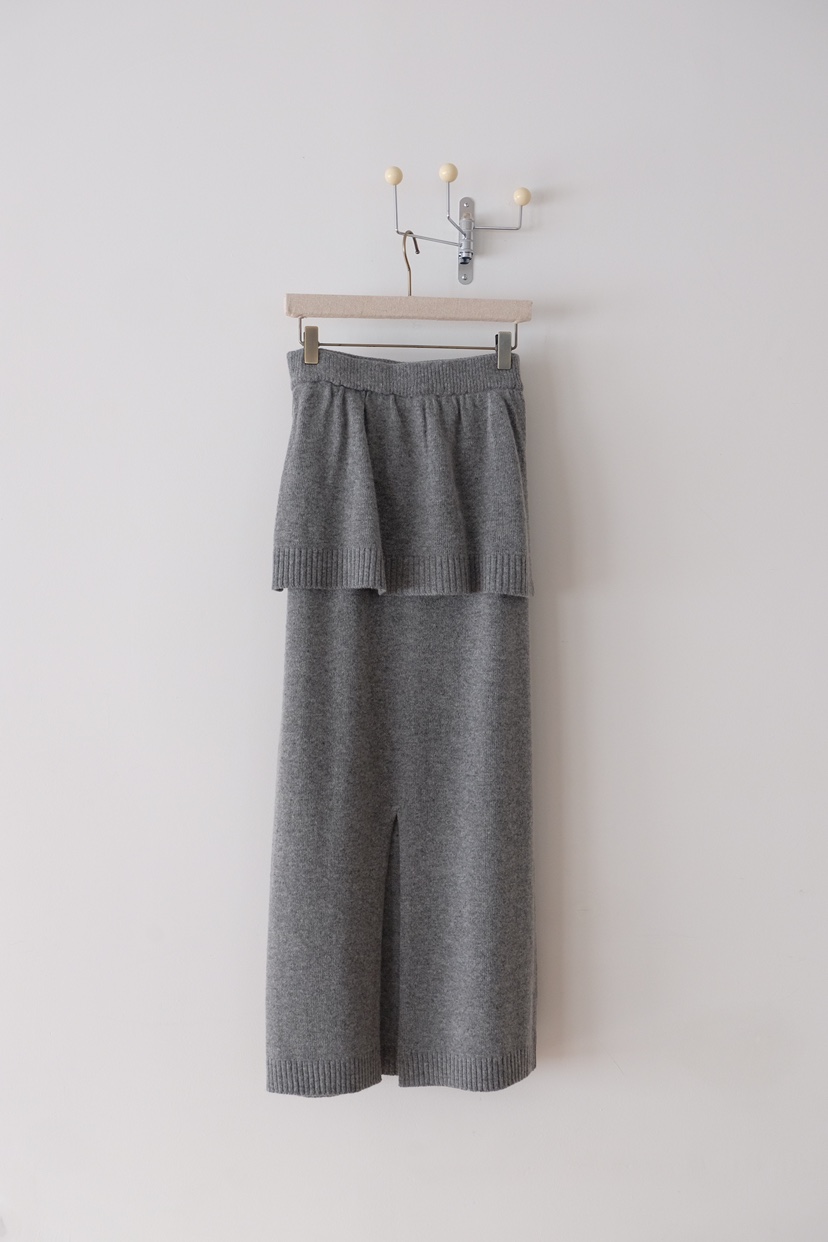 SORBET韓國代購㊣女士新款時尚真品休閑25秋冬推薦熱賣長裙SORBET/flat white長裙