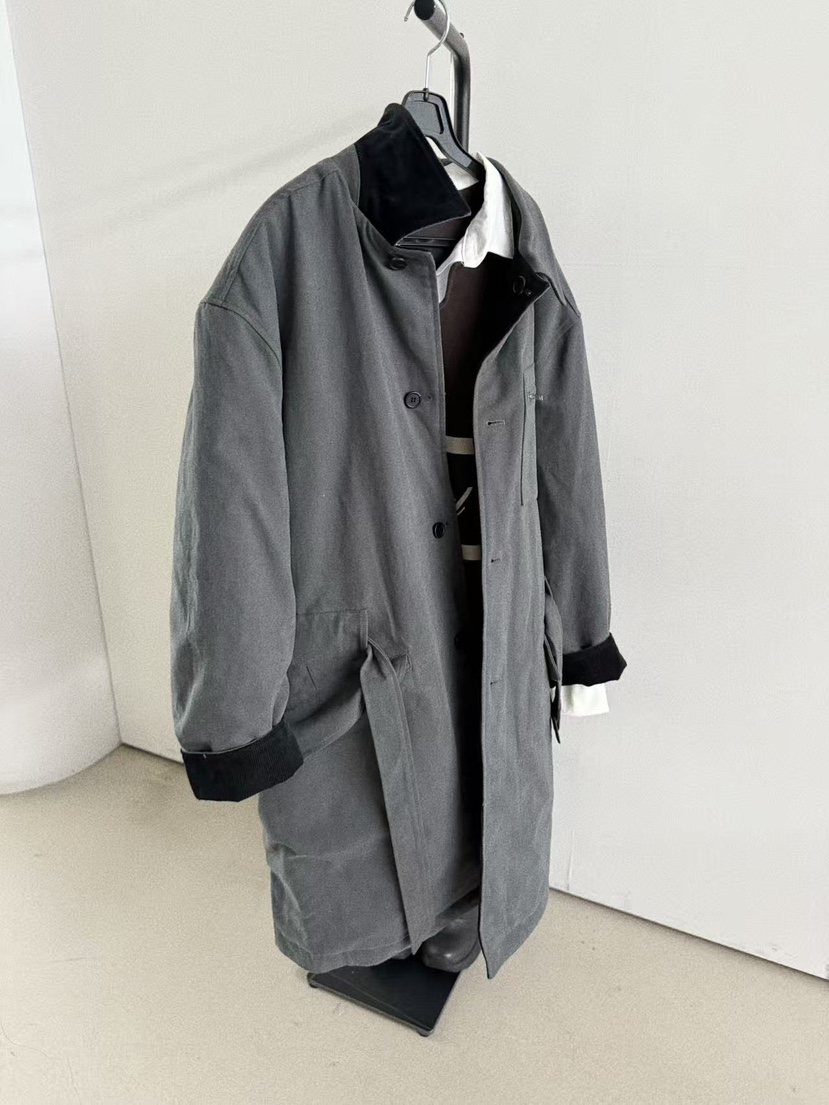 OLI SEOUL東大門㊣實拍女裝新品職業休閑人氣推薦長款風衣OLI SEOUL長款風衣