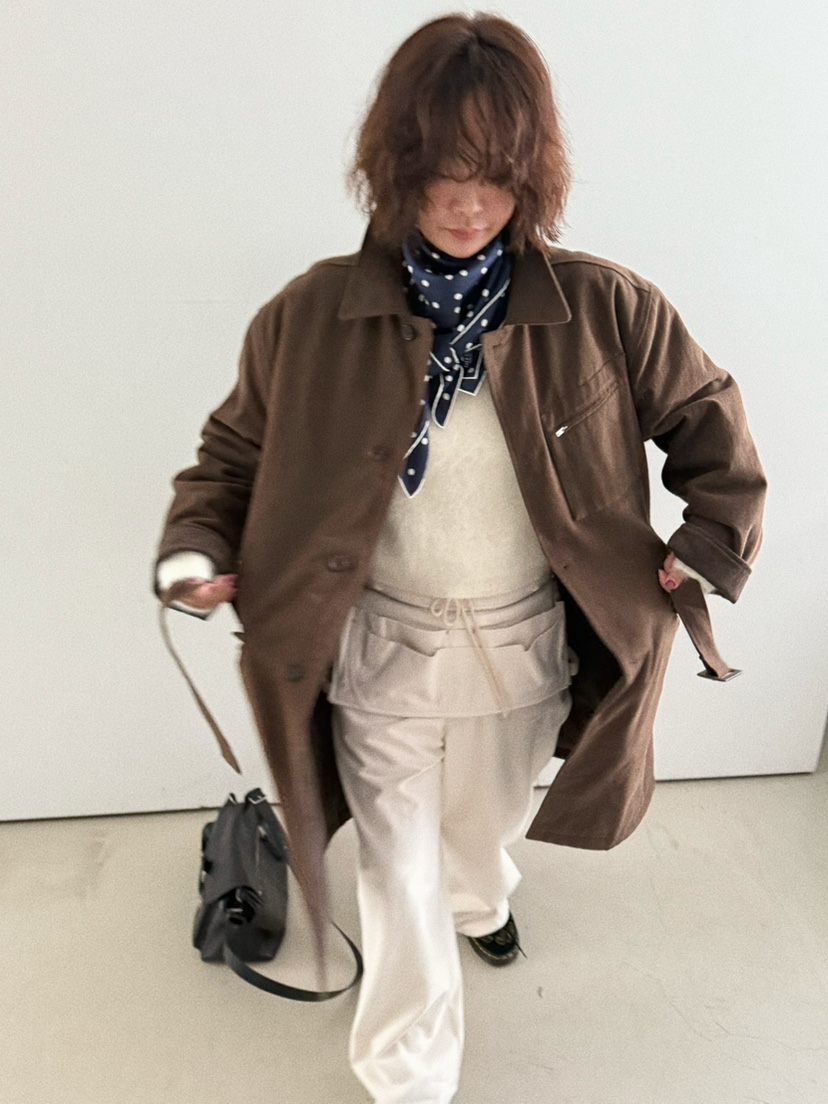 OLI SEOUL東大門㊣實拍女裝新品職業休閑人氣推薦長款風衣OLI SEOUL長款風衣