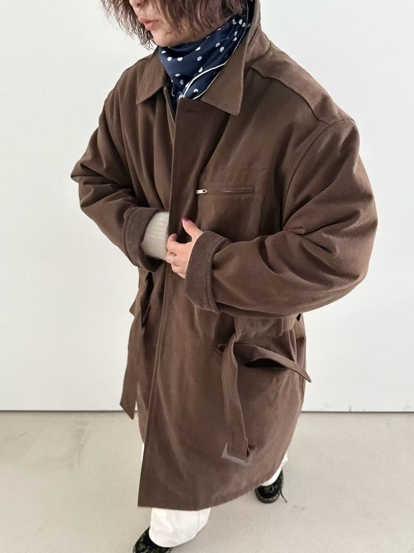 OLI SEOUL東大門㊣實拍女裝新品職業休閑人氣推薦長款風衣OLI SEOUL長款風衣