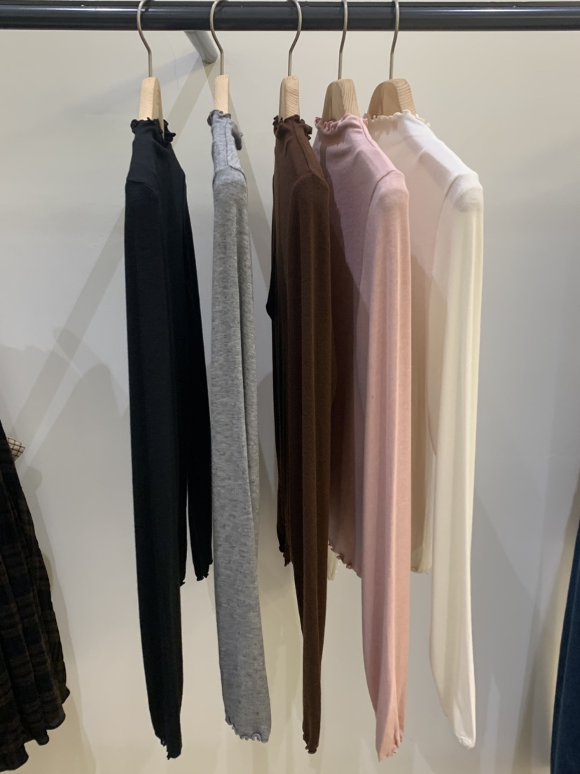 NOUVEAU韓國代購㊣女士新款真品人氣推薦休閑職業25秋冬長袖T恤NOUVEAU長袖T恤圖色3左三色