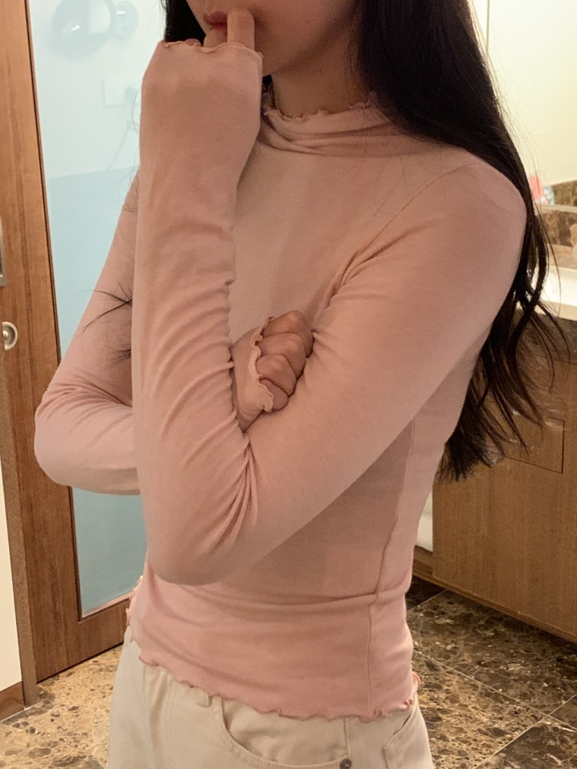 NOUVEAU韓國代購㊣女士新款真品人氣推薦休閑職業25秋冬長袖T恤NOUVEAU長袖T恤圖色4