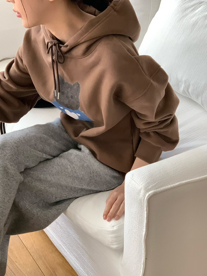 BINUS韓國直郵㊣女士新品休閑真品職業25秋冬推薦時尚衛衣加絨BINUS衛衣