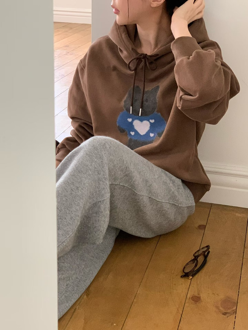 BINUS韓國直郵㊣女士新品休閑真品職業25秋冬推薦時尚衛衣加絨BINUS衛衣