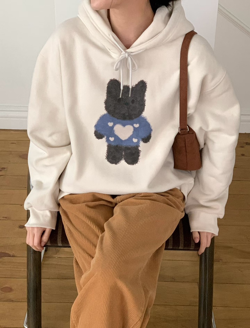 BINUS韓國直郵㊣女士新品休閑真品職業25秋冬推薦時尚衛衣加絨BINUS衛衣