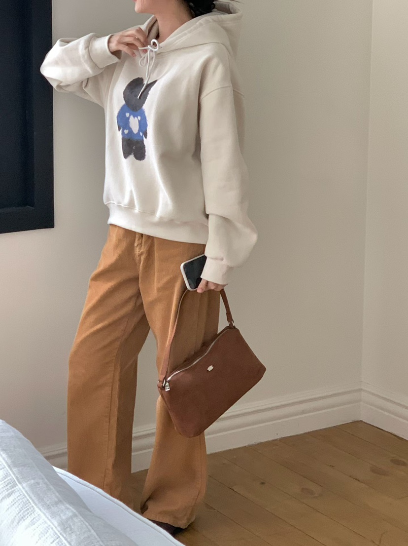 BINUS韓國直郵㊣女士新品休閑真品職業25秋冬推薦時尚衛衣加絨BINUS衛衣