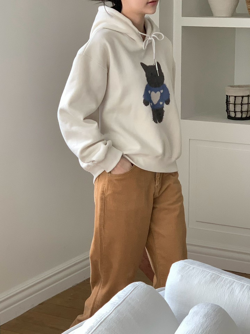 BINUS韓國直郵㊣女士新品休閑真品職業25秋冬推薦時尚衛衣加絨BINUS衛衣