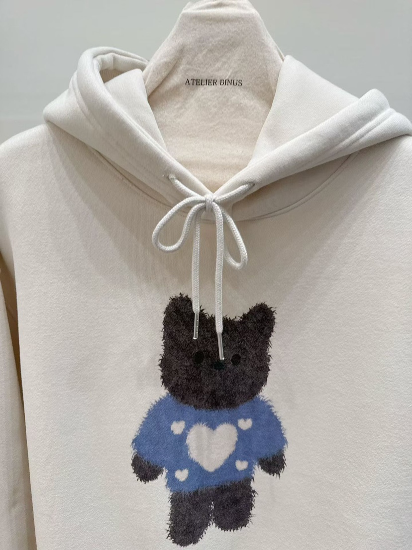 BINUS韓國直郵㊣女士新品休閑真品職業25秋冬推薦時尚衛衣加絨BINUS衛衣