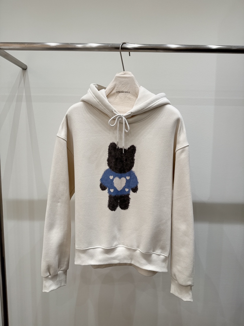 BINUS韓國直郵㊣女士新品休閑真品職業25秋冬推薦時尚衛衣加絨BINUS衛衣圖色2