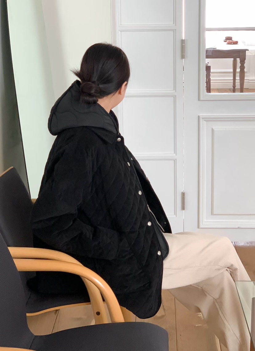 BINUS東大門㊣代購女裝新款25秋冬熱賣推薦休閑時尚短款棉服BINUS短款棉服