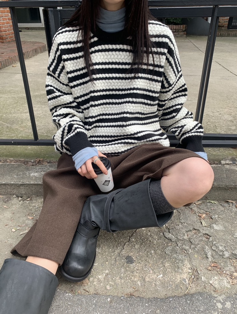 VAARA東大門㊣實拍女裝新款25秋冬人氣推薦休閑熱賣時尚針織衫VAARA針織衫