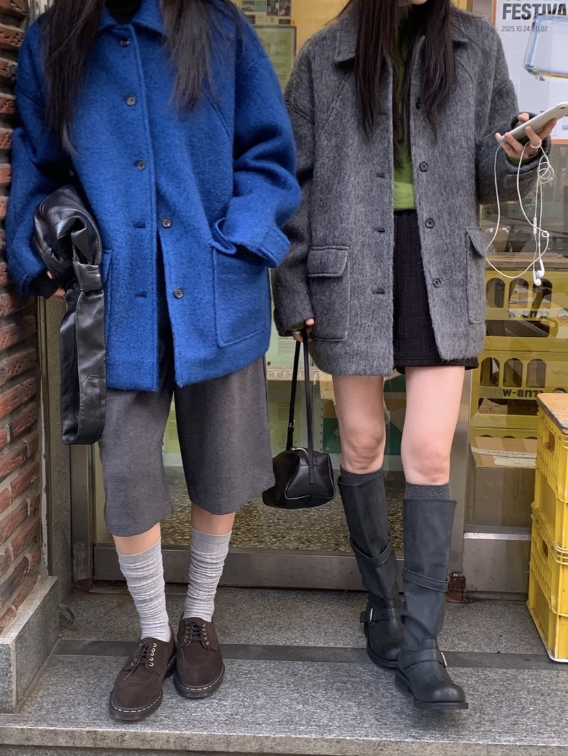 VAARA東大門㊣直郵女裝新款25秋冬職業人氣休閑真品中長款大衣VAARA中長款大衣