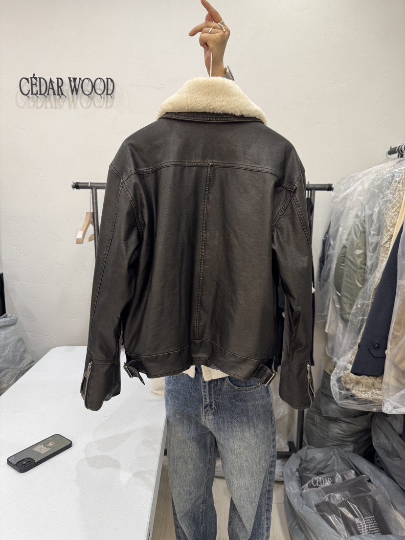 CEDARWOOD東大門㊣實拍女裝新品真品職業休閑時尚夾克單排扣CEDAR WOOD夾克