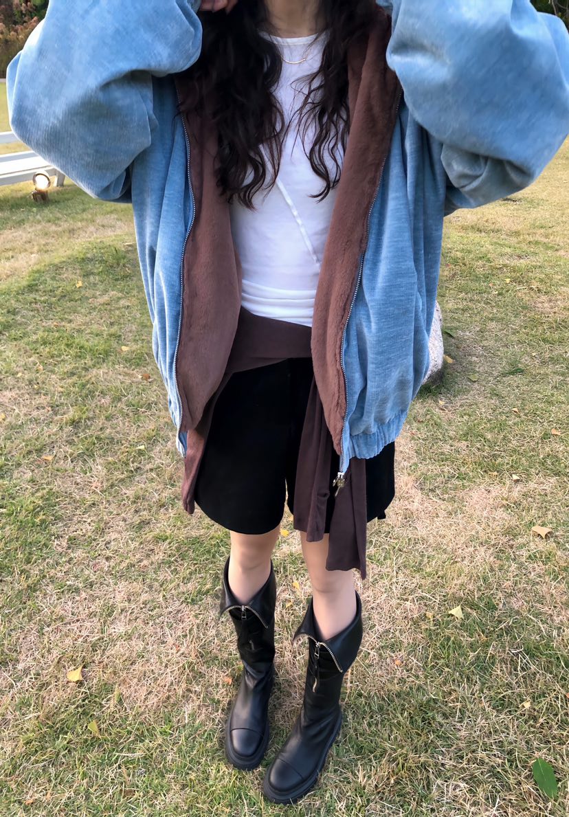 GLITTER東大門㊣直郵女士新款時尚推薦熱賣職業人氣夾克里外穿GLITTER夾克