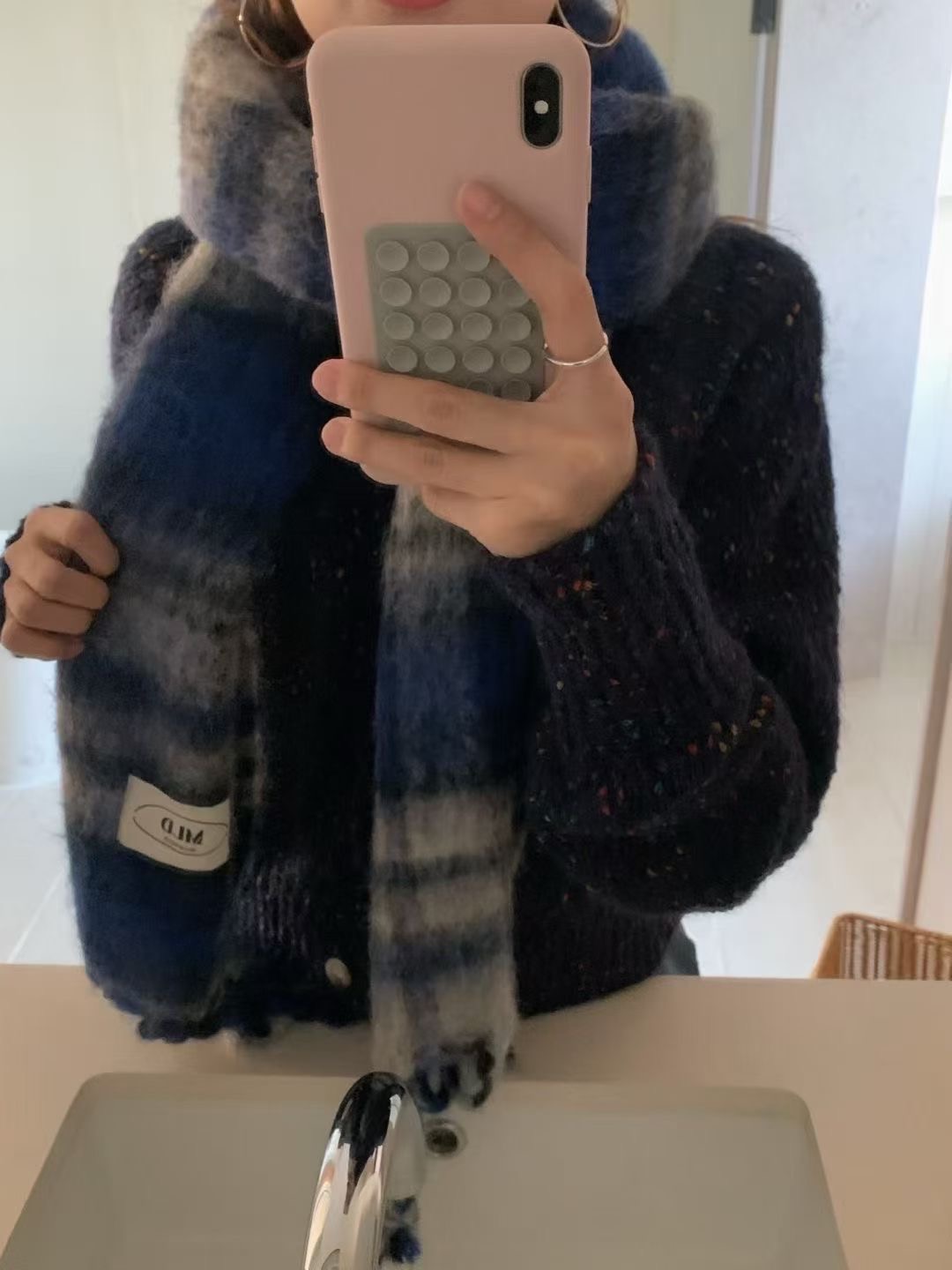 ANGE東大門㊣代購女士新品職業熱賣人氣時尚休閑推薦圍巾披肩ANGE圍巾/披肩