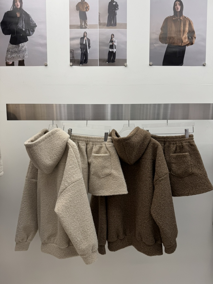 AMOOD東大門㊣直郵女裝新品職業熱賣時尚休閑25秋冬推薦短褲AMOOD短褲