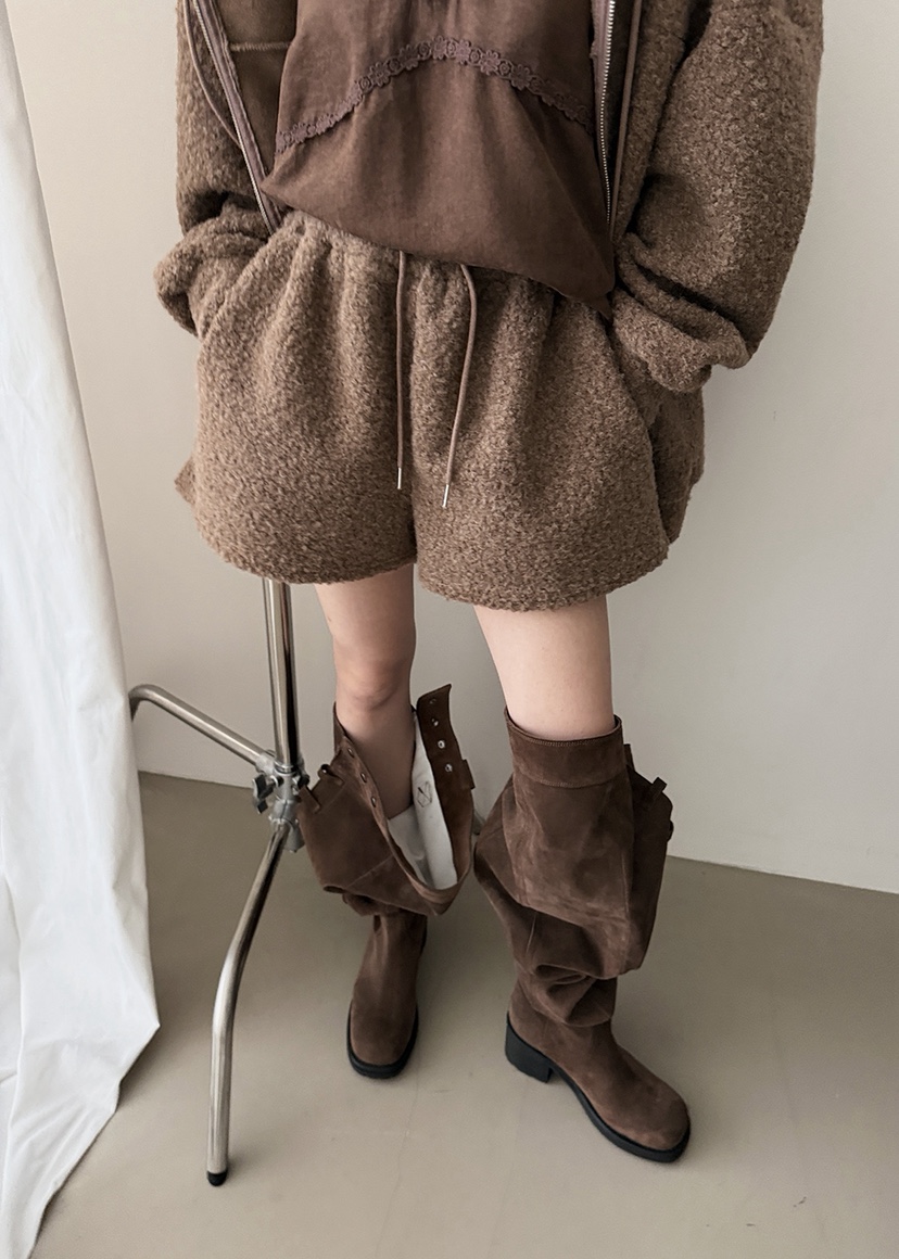 AMOOD東大門㊣直郵女裝新品職業熱賣時尚休閑25秋冬推薦短褲AMOOD短褲