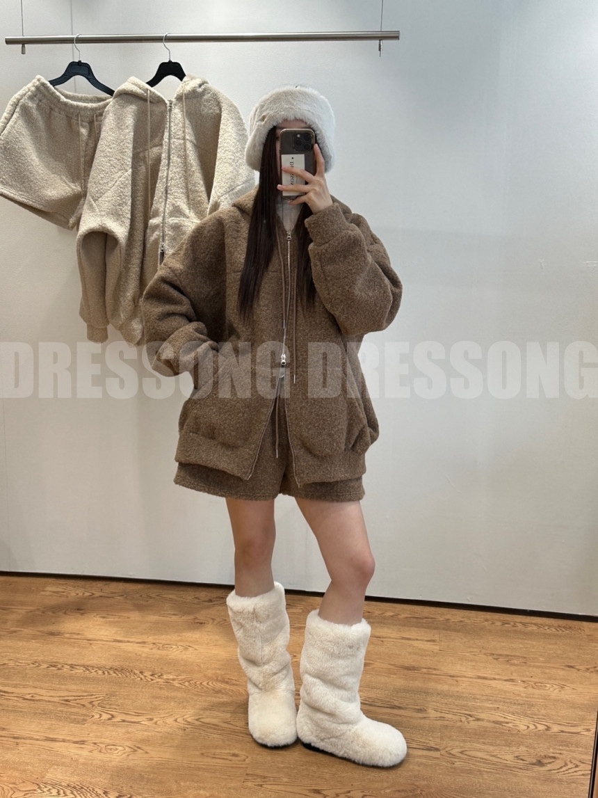 AMOOD東大門㊣直郵女裝新品休閑25秋冬人氣時尚熱賣衛衣拉鏈AMOOD衛衣