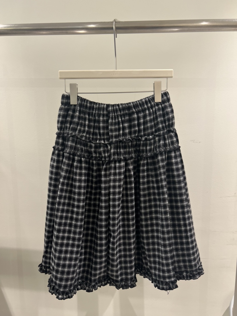 MENTOR韓國直郵㊣女士新款推薦時尚真品人氣半身裙中短裙格紋MENTOR半身裙/中短裙圖色2