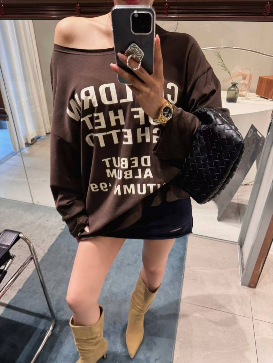 COZCAT-코즈켓-T東大門㊣代購女士新品推薦真品25秋冬長袖T恤COZCAT長袖T恤圖色3