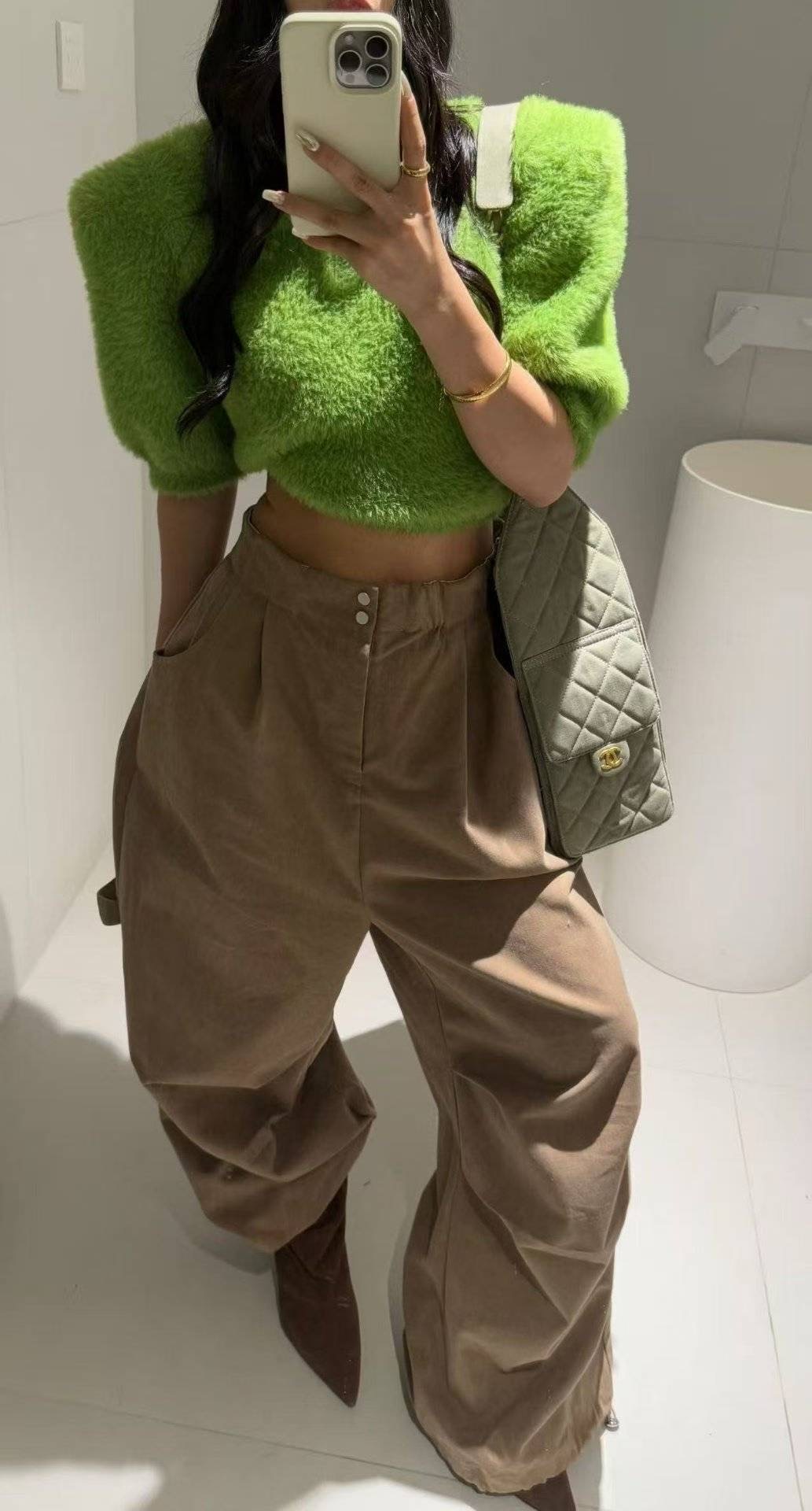 COZCAT-코즈켓-T東大門㊣代購女士新品時尚職業針織衫貂皮COZCAT針織衫