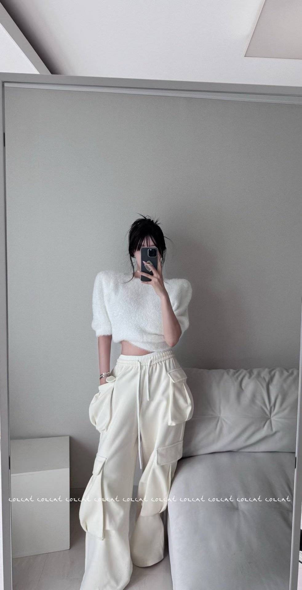 COZCAT-코즈켓-T東大門㊣代購女士新品時尚職業針織衫貂皮COZCAT針織衫圖色2