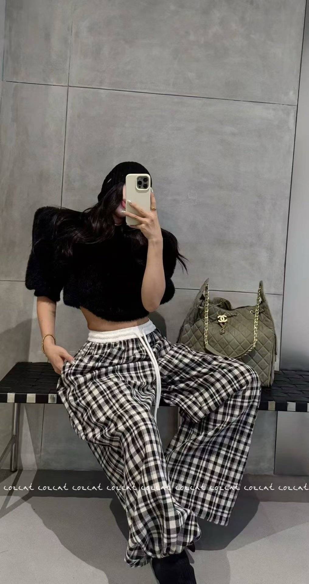 COZCAT-코즈켓-T東大門㊣代購女士新品時尚職業針織衫貂皮COZCAT針織衫圖色6