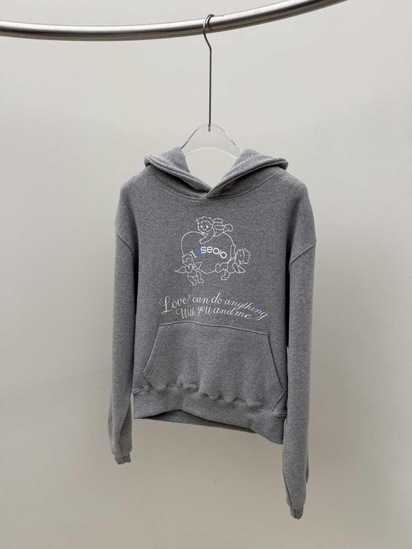 SEOLO東大門㊣代購女士新品職業熱賣真品時尚人氣休閑推薦衛衣Seolo seoul衛衣圖色2