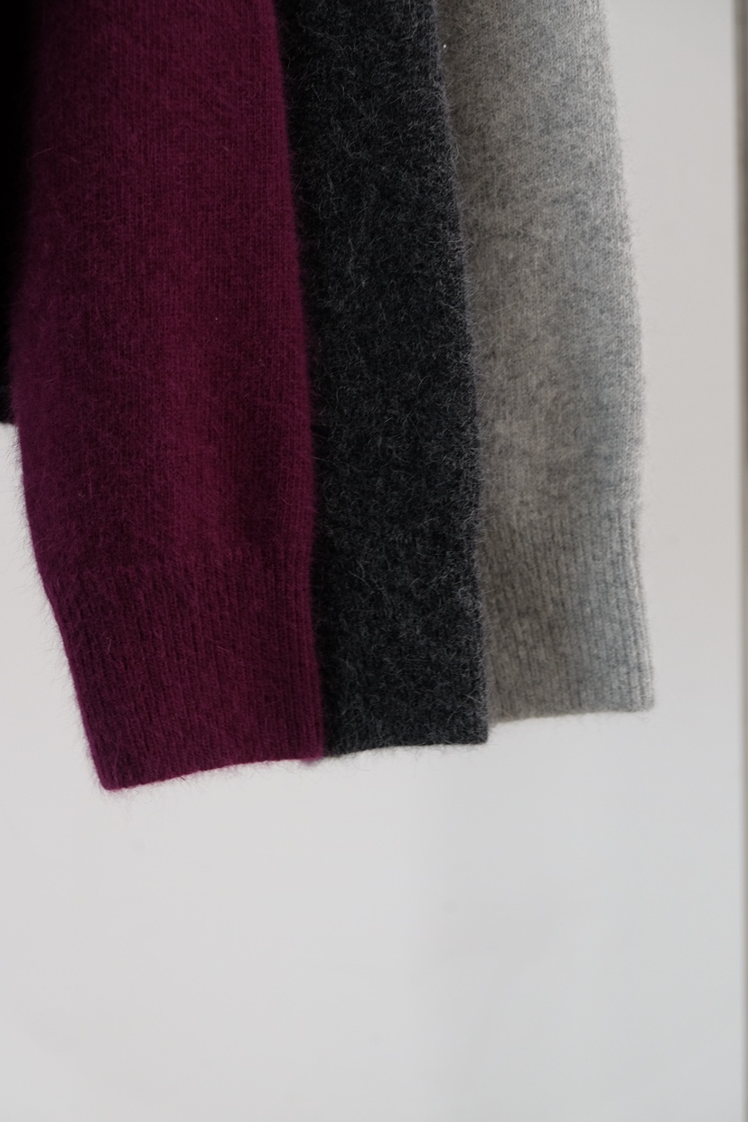 SORBET東大門㊣直郵女裝新品時尚25秋冬休閑推薦人氣針織衫SORBET/flat white針織衫