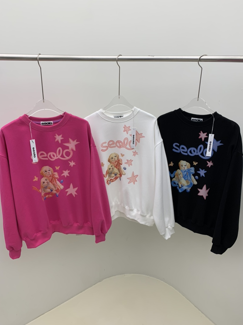 SEOLO東大門㊣實拍女士新款真品職業人氣推薦25秋冬熱賣衛衣Seolo seoul衛衣