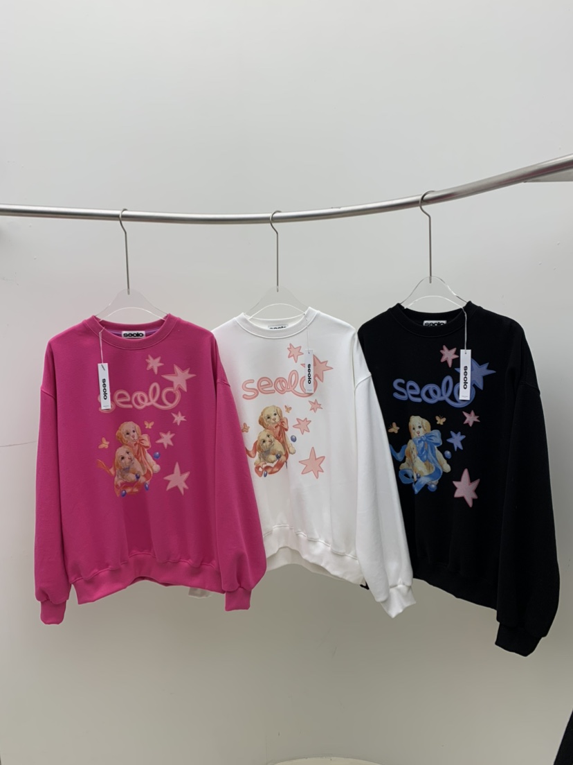 SEOLO東大門㊣實拍女士新款真品職業人氣推薦25秋冬熱賣衛衣Seolo seoul衛衣