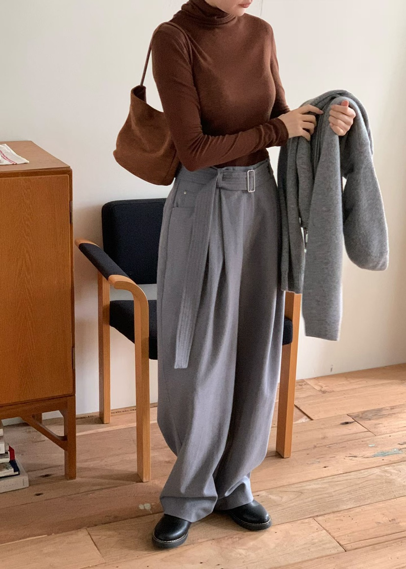 BINUS韓國代購㊣女士新款熱賣人氣休閑時尚真品職業25秋冬休閑褲BINUS休閑褲