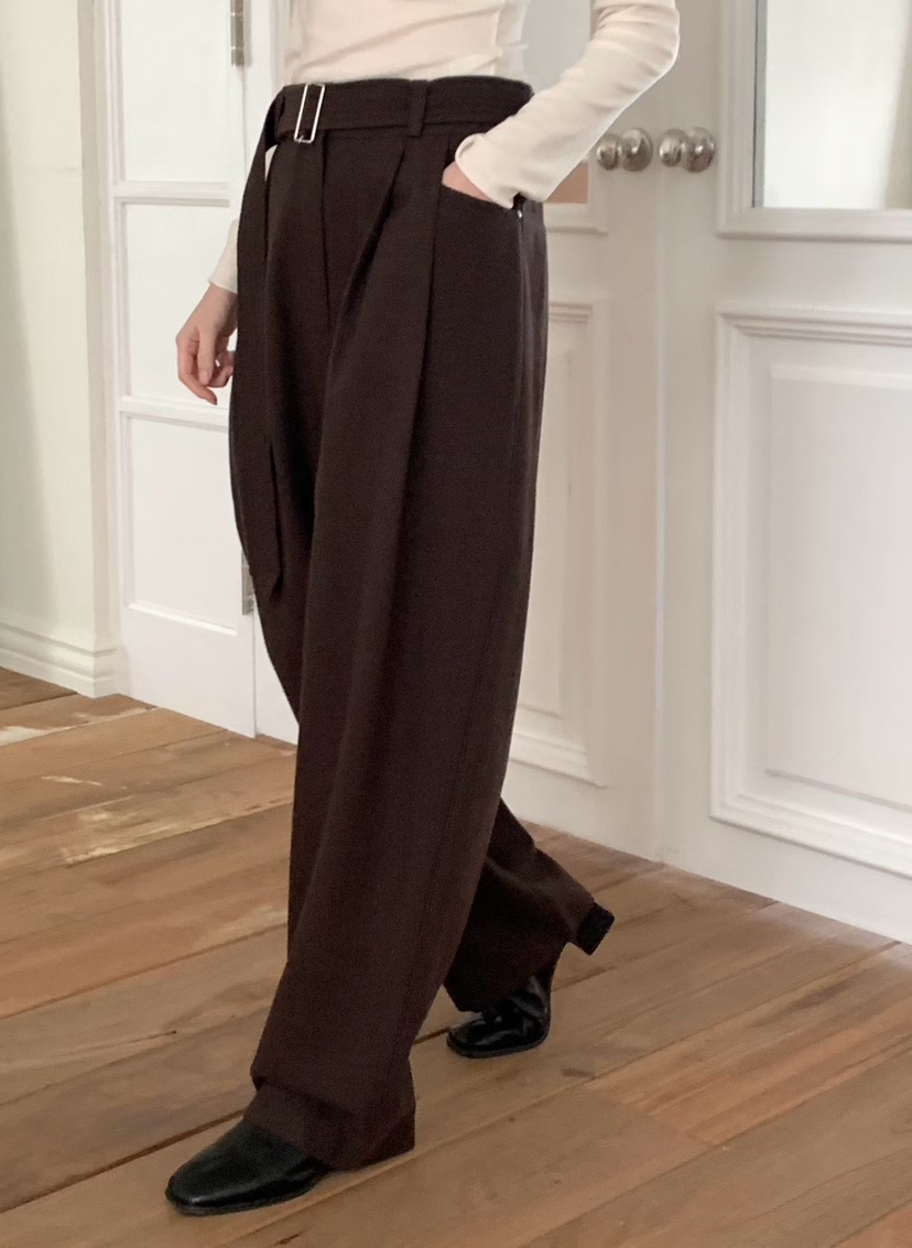 BINUS韓國代購㊣女士新款熱賣人氣休閑時尚真品職業25秋冬休閑褲BINUS休閑褲