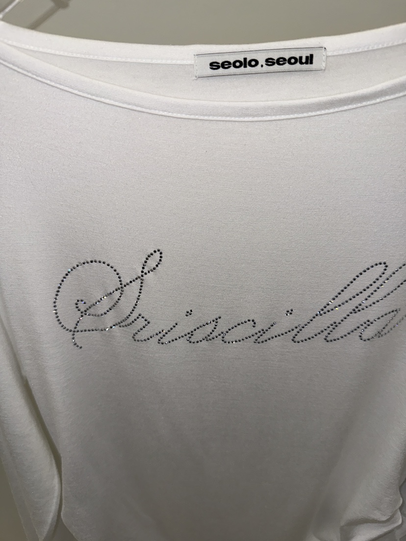 SEOLO東大門㊣直郵女士新款推薦職業人氣真品時尚長袖T恤褶皺Seolo seoul長袖T恤