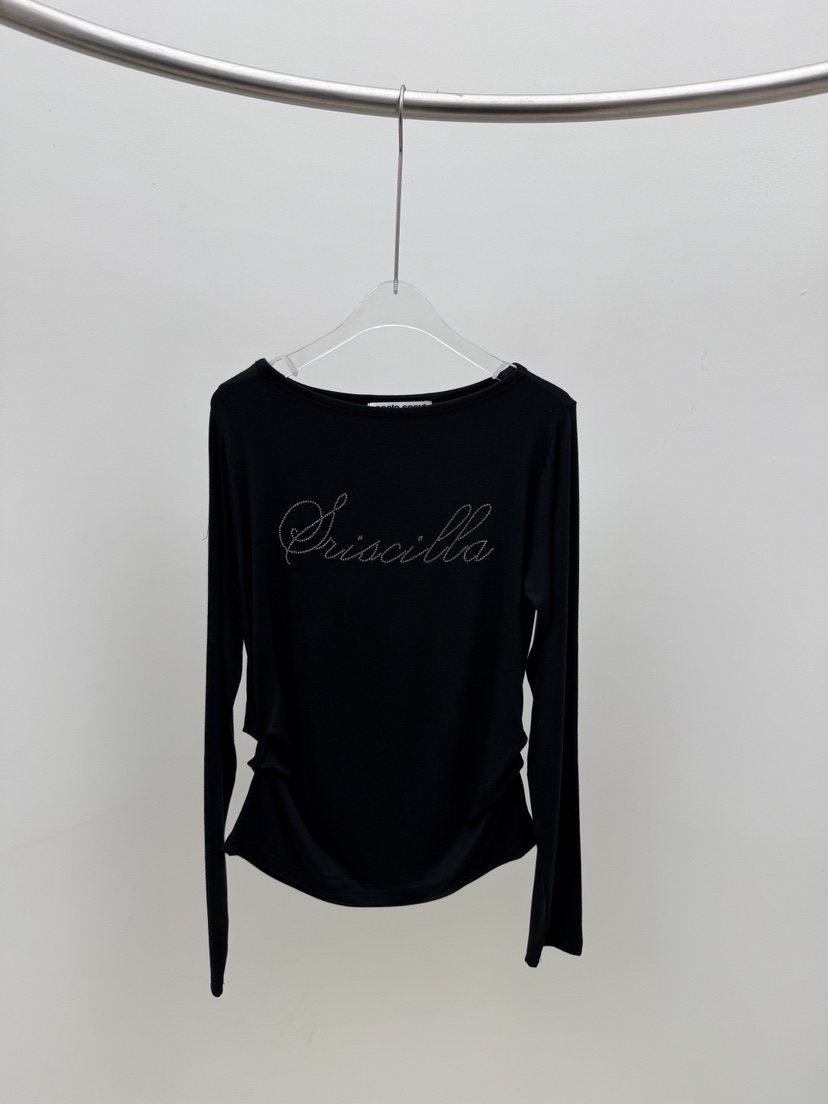 SEOLO東大門㊣直郵女士新款推薦職業人氣真品時尚長袖T恤褶皺Seolo seoul長袖T恤