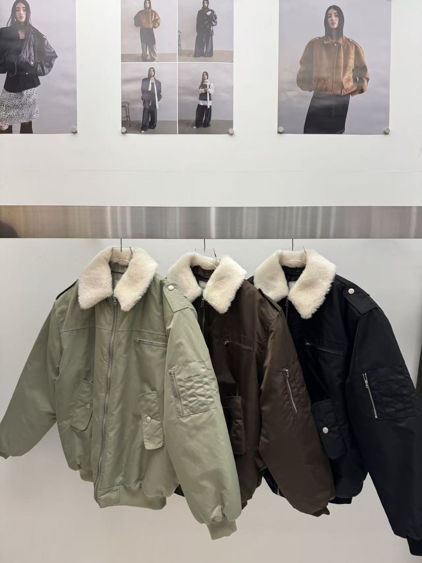 AMOOD韓國代購㊣女裝新款推薦休閑人氣熱賣時尚25秋冬短款棉服AMOOD短款棉服