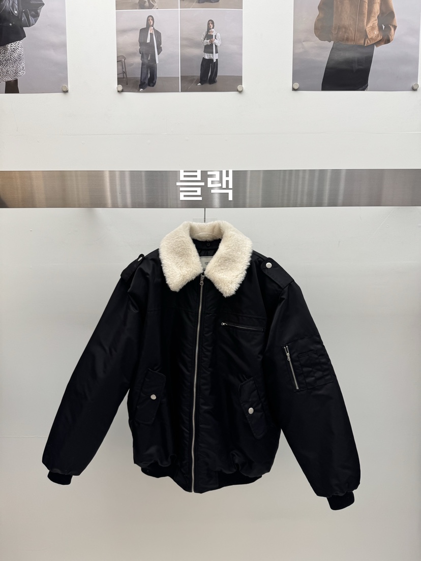 AMOOD韓國代購㊣女裝新款推薦休閑人氣熱賣時尚25秋冬短款棉服AMOOD短款棉服圖色3