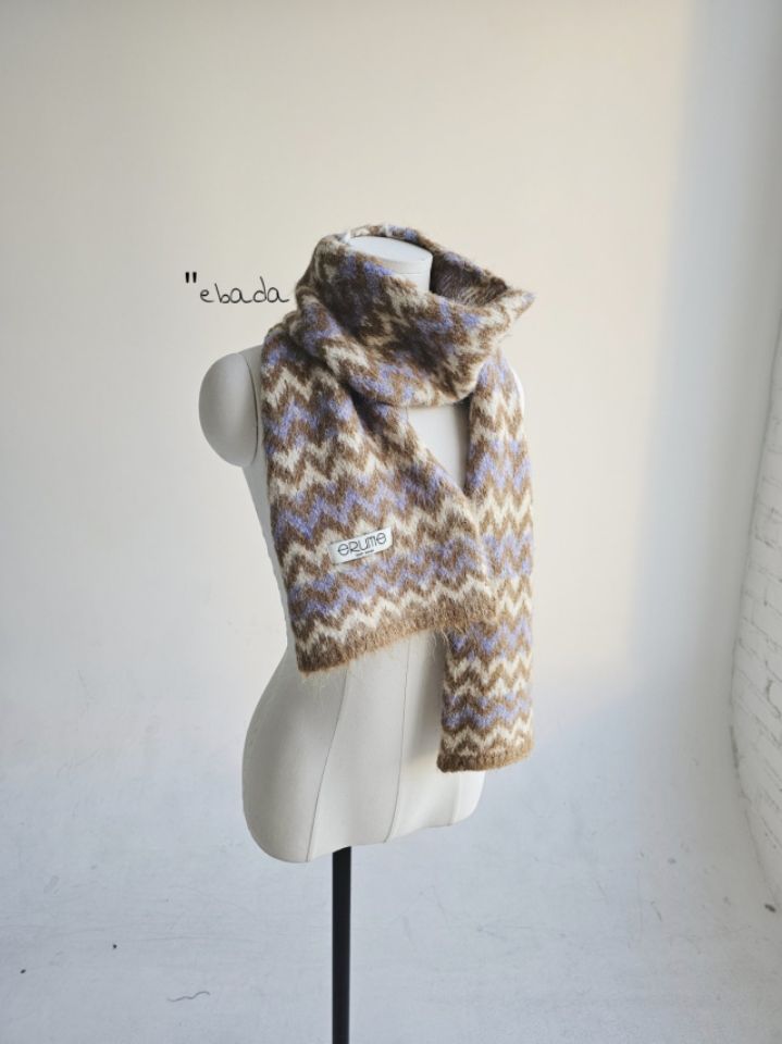 EBADA韓國代購㊣女裝新款時尚職業推薦熱賣休閑人氣圍巾披肩EBADA圍巾/披肩圖色2