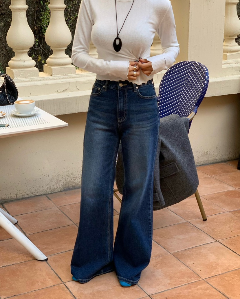 REVE CITE-L韓國代購㊣女裝新品職業時尚人氣25秋冬長袖T恤REVE CITE長袖T恤