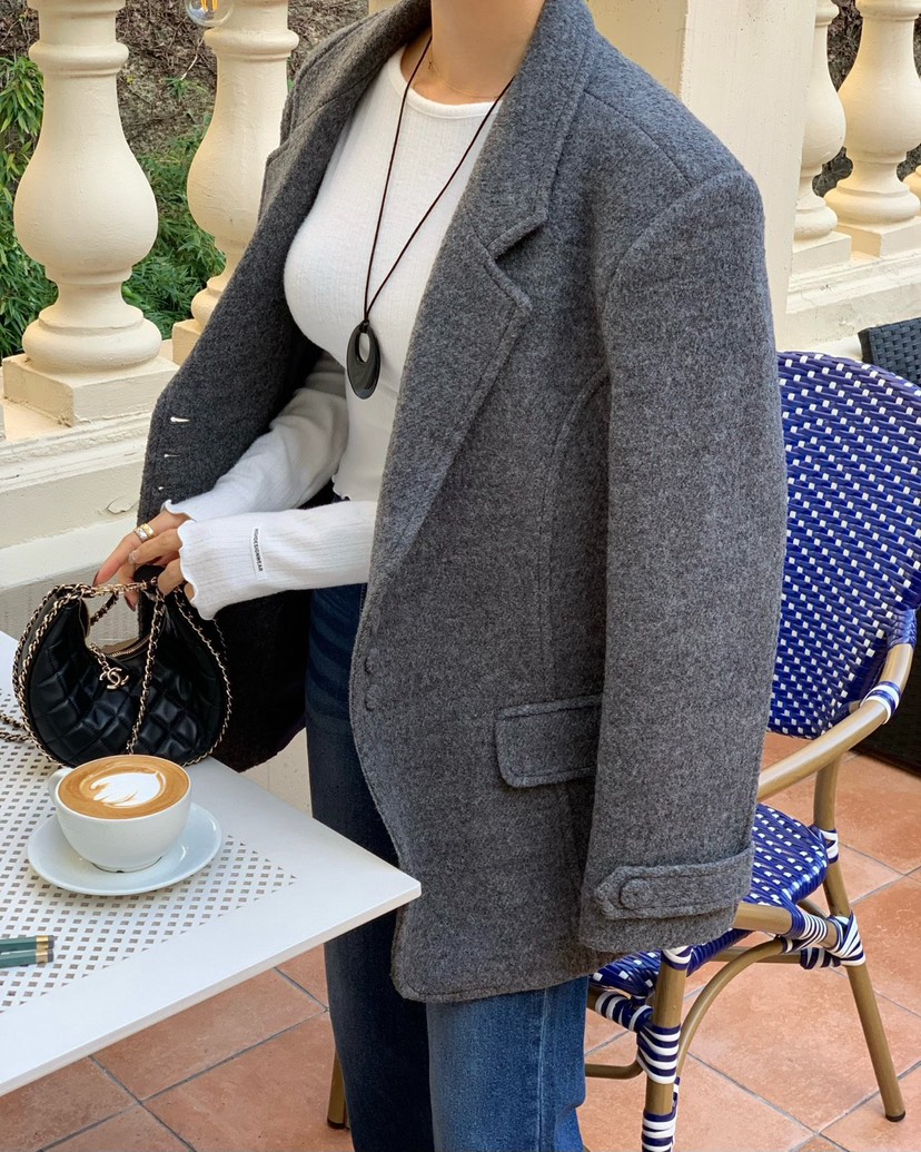 REVE CITE-L韓國代購㊣女裝新品職業時尚人氣25秋冬長袖T恤REVE CITE長袖T恤